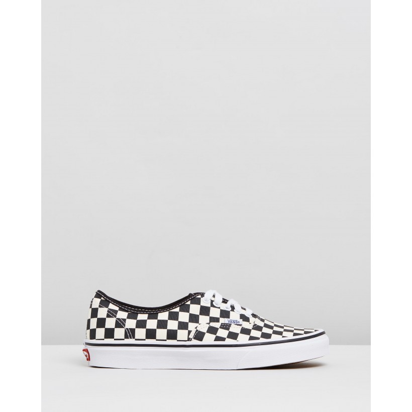 Authentic - Unisex Primary Check Black & White by Vans