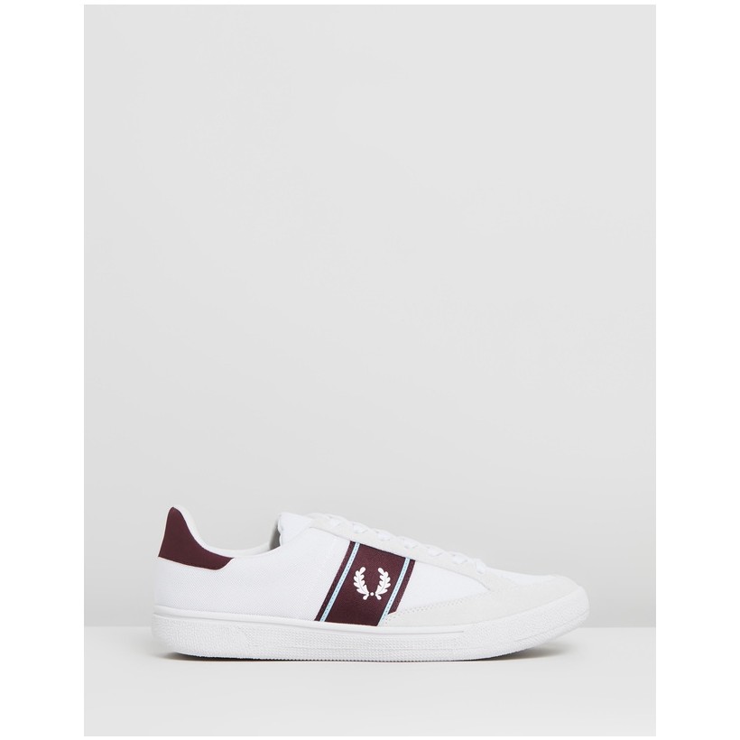 B3 Mesh - Men's White by Fred Perry