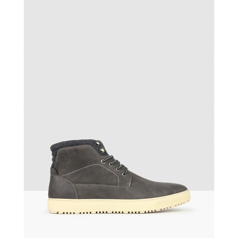Banner Lifestyle Ankle Boots Charcoal by Betts