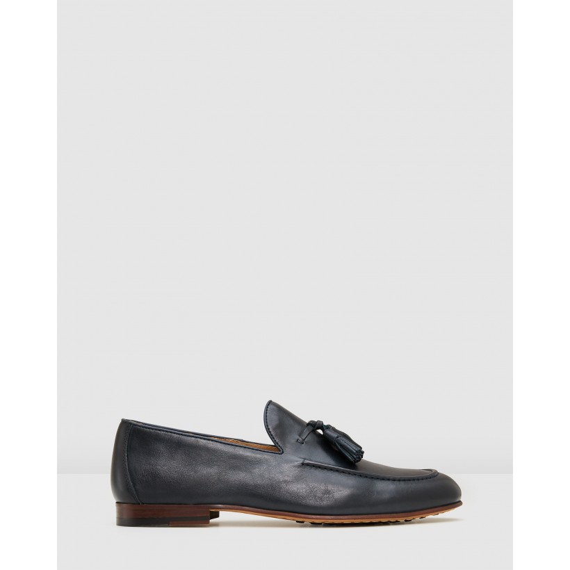 Basso Loafer Navy by Aquila