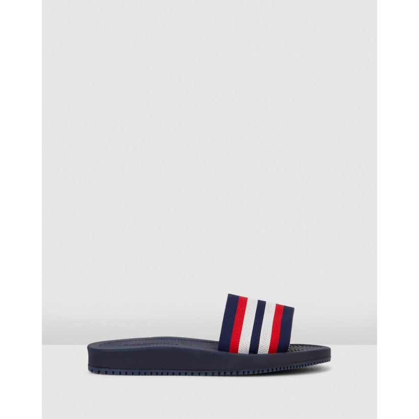 Bells Navy Multi by Hush Puppies