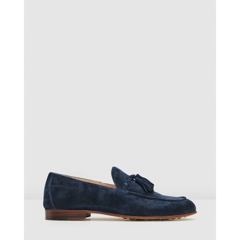 Belvedere Loafers Navy by Aquila