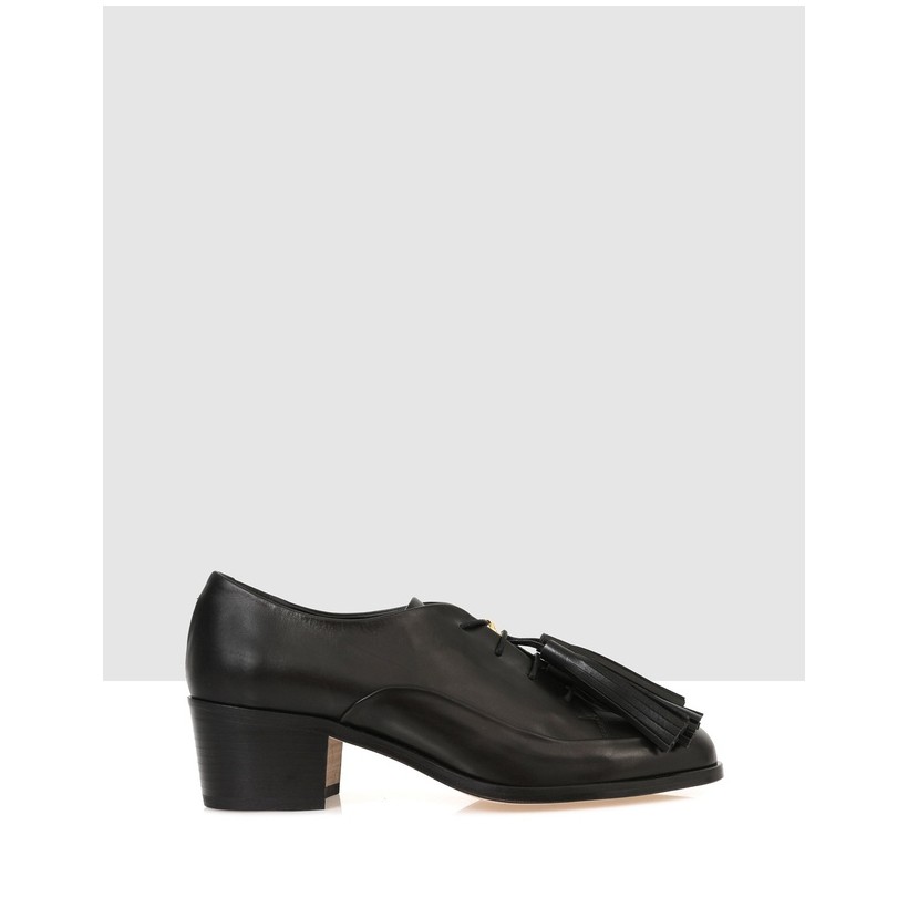 Bensley Court Shoes Black by Beau Coops