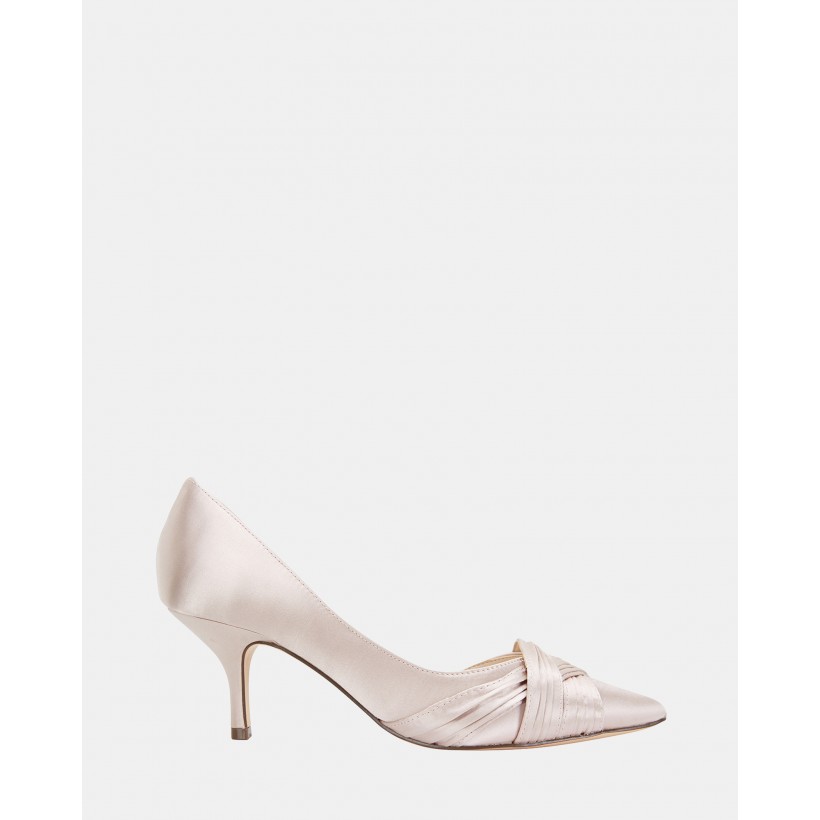 Blakely TAUPE SATIN by Nina