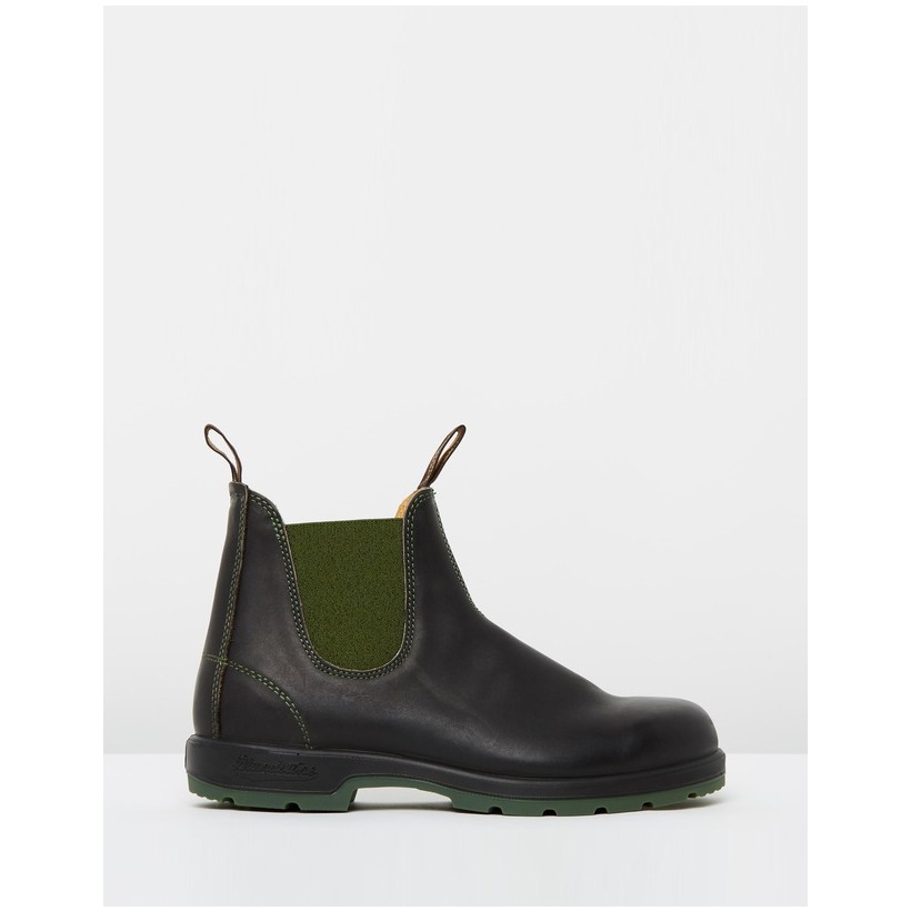 Blundstone 1402 Stout Brown & Olive by Blundstone