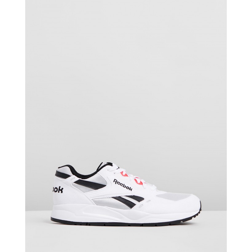 Bolton Essential - Men's White, Skull Grey, Black & Neon Red by Reebok