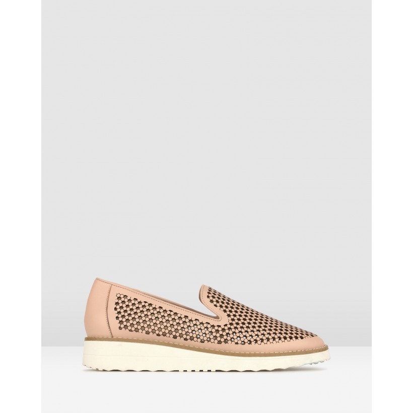 Bonsai Perforate Loafers Nude by Airflex