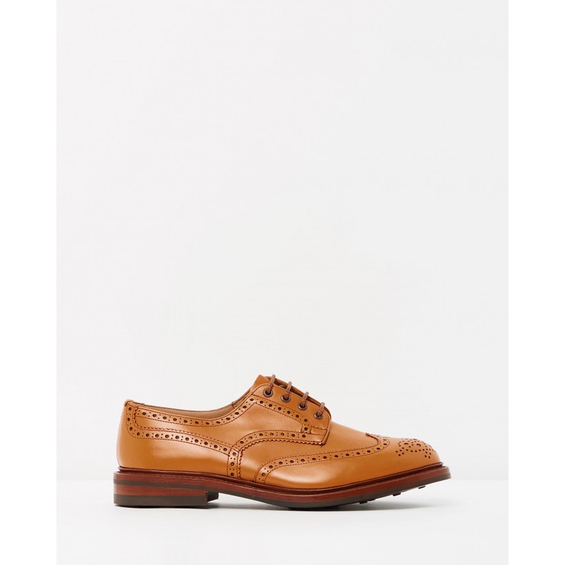 Bourton Brogues Acorn Antique & Dainite Sole by Trickers