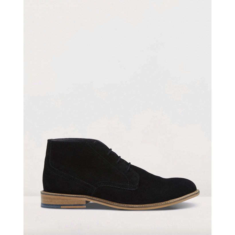 Braxton Boots Black by Oxford