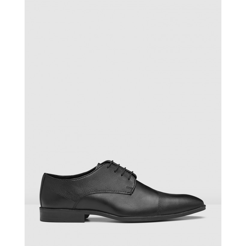 Brayson Lace Up Shoes Black by Aq By Aquila