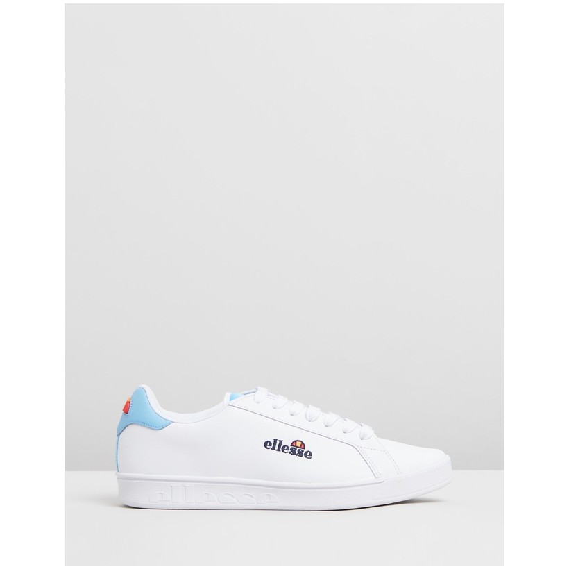 Campo Sneakers White & Alaskan Blue by Ellesse
