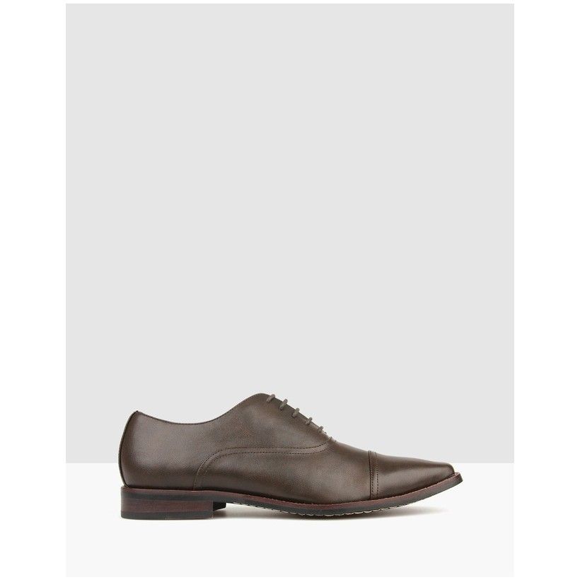 Captain Lace Up Dress Shoes Chocolate by Betts