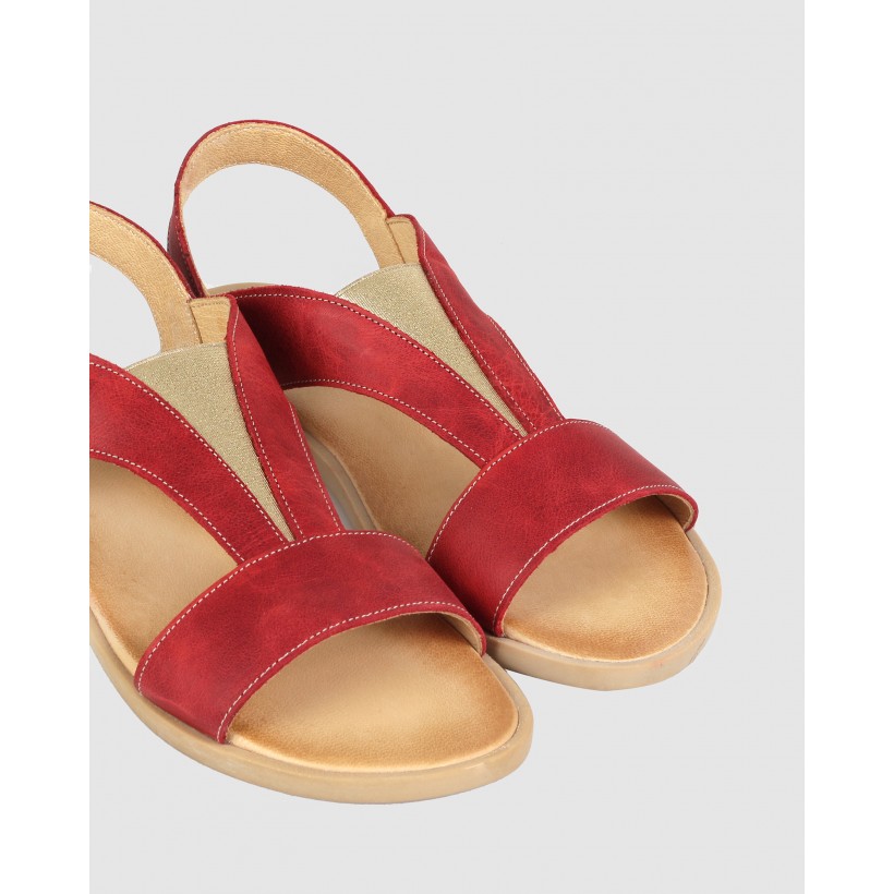 Caracas Sandals Red by S By Sempre Di