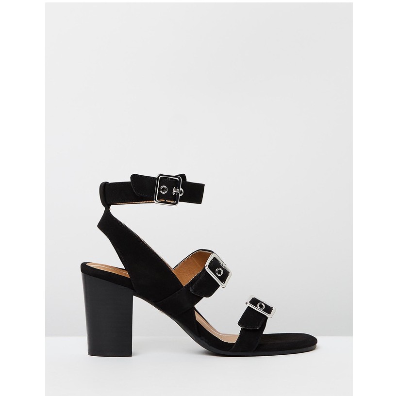 Carmel Heeled Sandals Black by Vionic