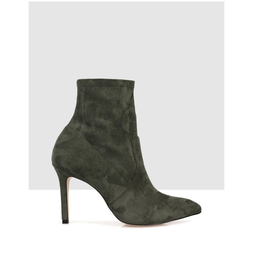 Carmen Ankle Boots Green by S By Sempre Di