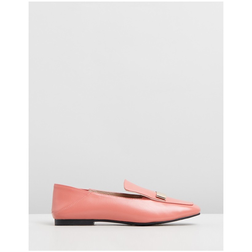 Casandra Leather Loafers Rose by Walnut Melbourne