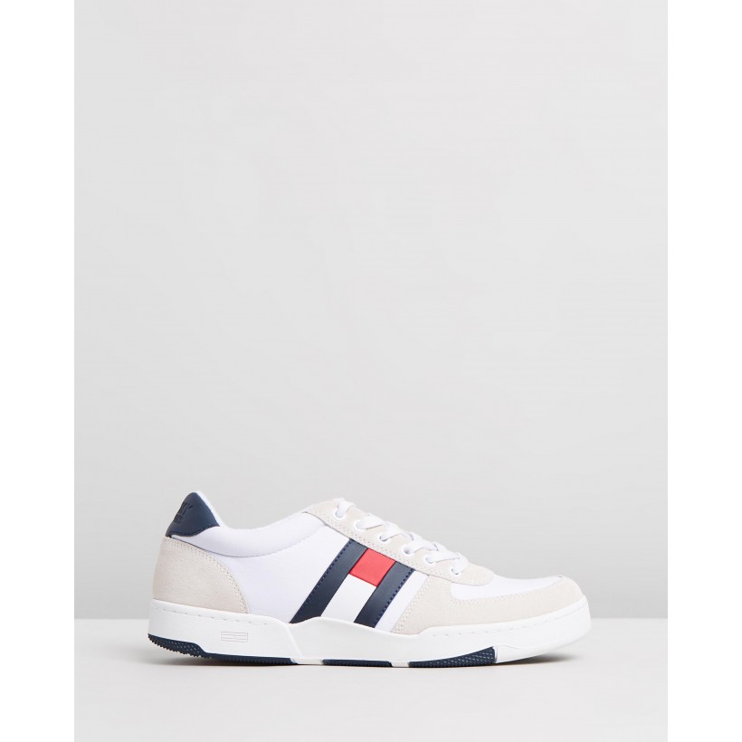Casual Basket Sneakers Red, White & Blue by Tommy Jeans