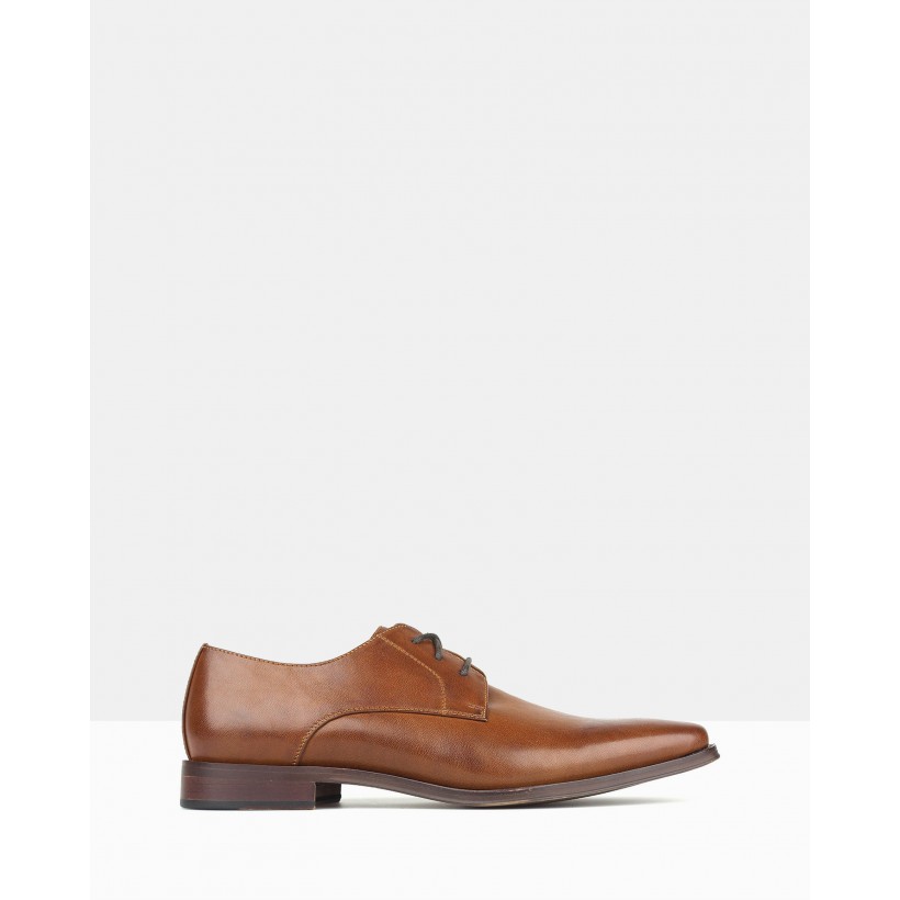 Cavalry Derby Dress Shoes Tan by Betts