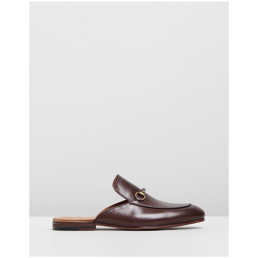 Chance Backless Loafers Brown by Double Oak Mills