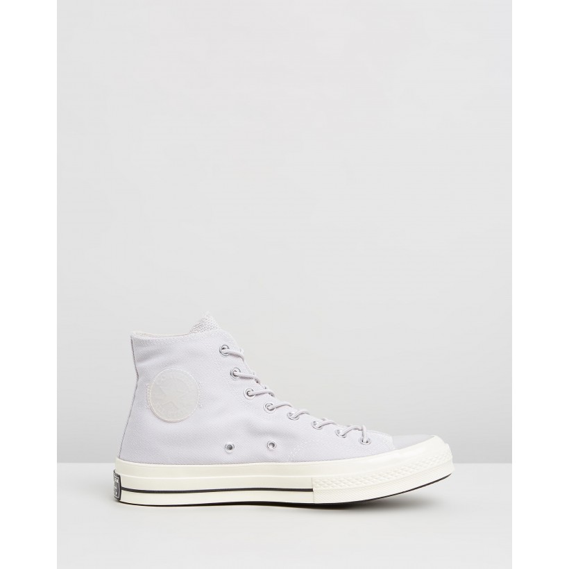 Chuck 70 Space Racer Hi Pale Putty, Black & White by Converse