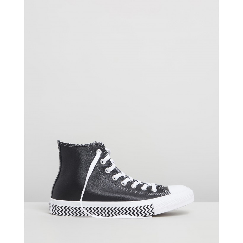 Chuck Taylor All Star Mission-V High Top Sneakers Black & White by Converse