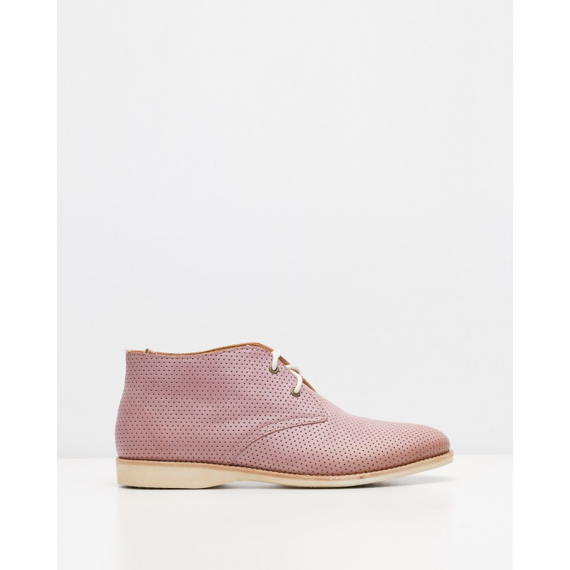 Chukka Boots Pin Punch Blush by Rollie