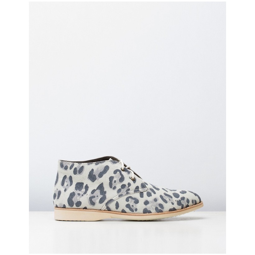 Chukka Shoes Leopard White by Rollie