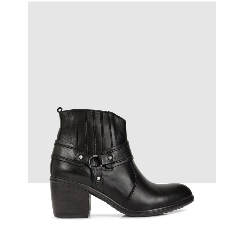 Clarissa Ankle Boots Black by S By Sempre Di