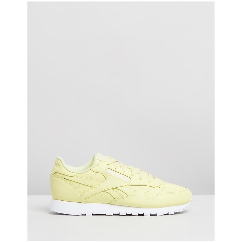 Classic Leather - Women's Filtered Yellow & White by Reebok
