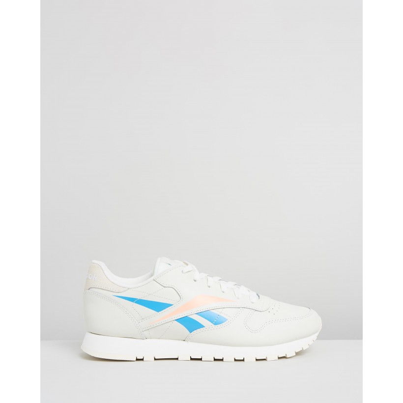 Classic Leather - Women's Chalk, Classic White & Sunglo by Reebok