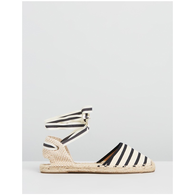 Classic Sandals Natural & Black by Soludos