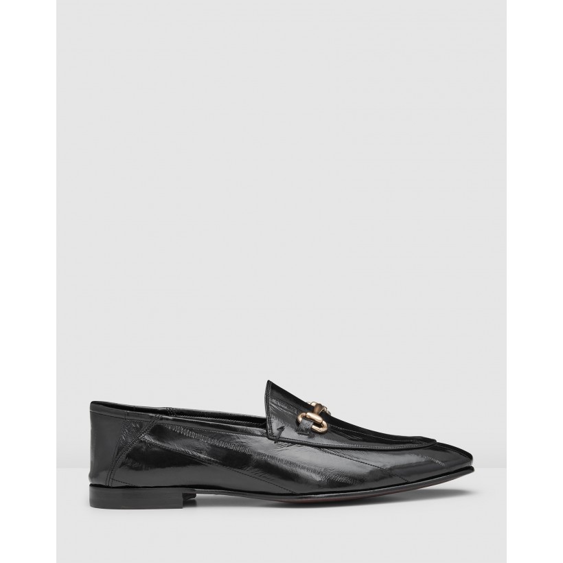 Clemence Loafers Black by Aquila