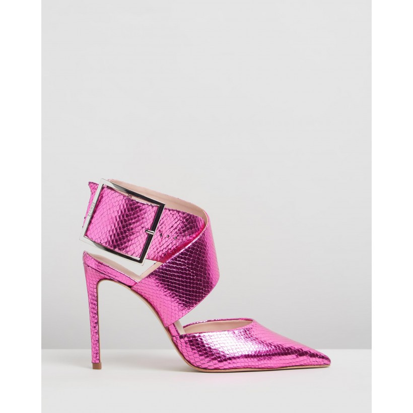 Closed Point Toe Heels Pink by Schutz