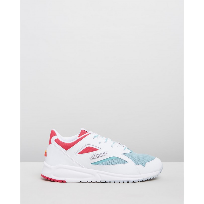 Contest - Women's White, Turquoise & Pink by Ellesse