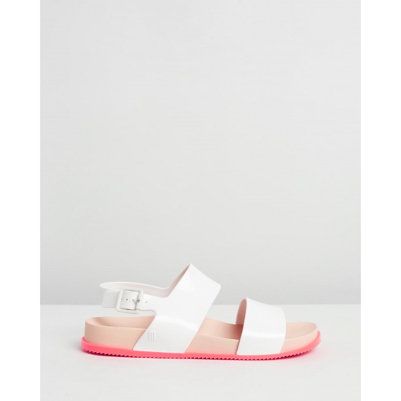 Cosmic Sandals White Gloss by Melissa