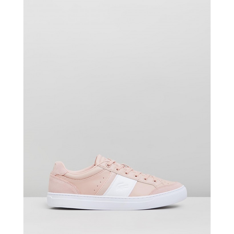 Courtline 319 1 Sneakers - Women's Natural & White by Lacoste