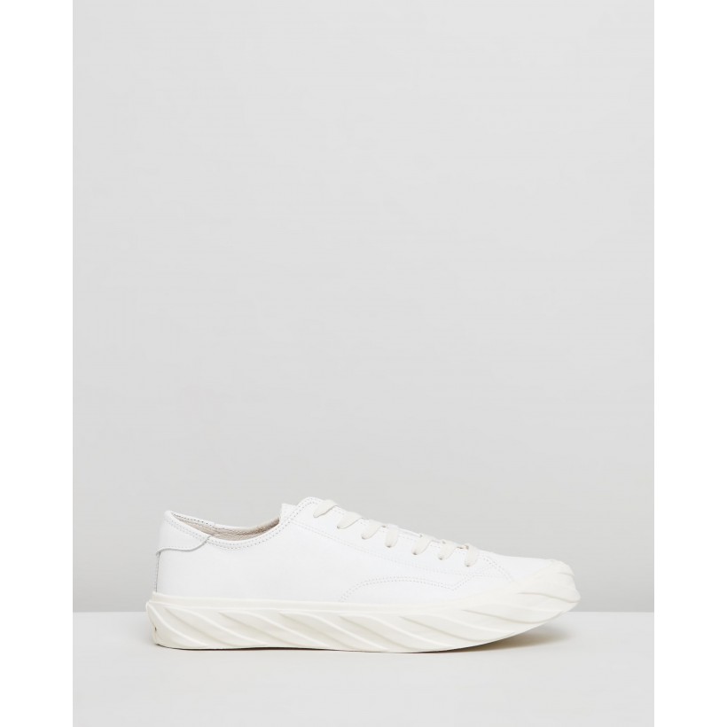 Cut Sneakers White Leather by Age