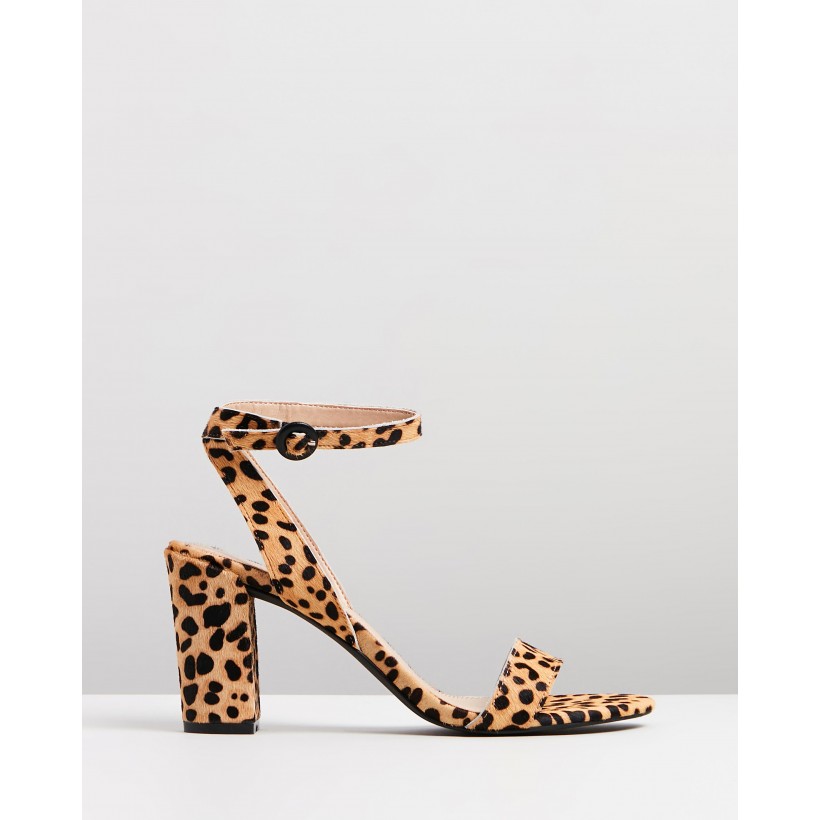 Darcy Block Heels Leopard Spot by Atmos&Here