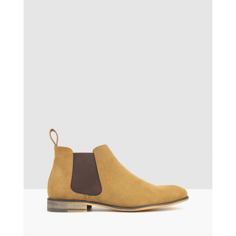 Dragon Chelsea Boots Tan by Betts