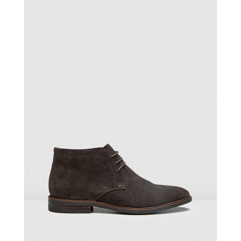 Drummond Desert Boots Brown by Aquila