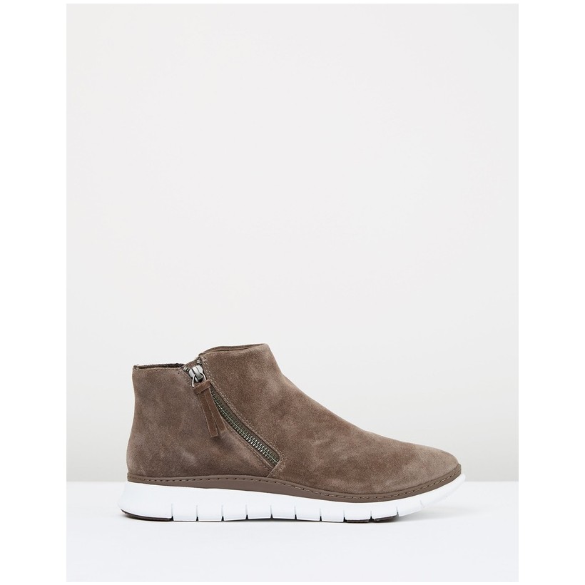 Dylan High Top Sneakers Dark Taupe by Vionic