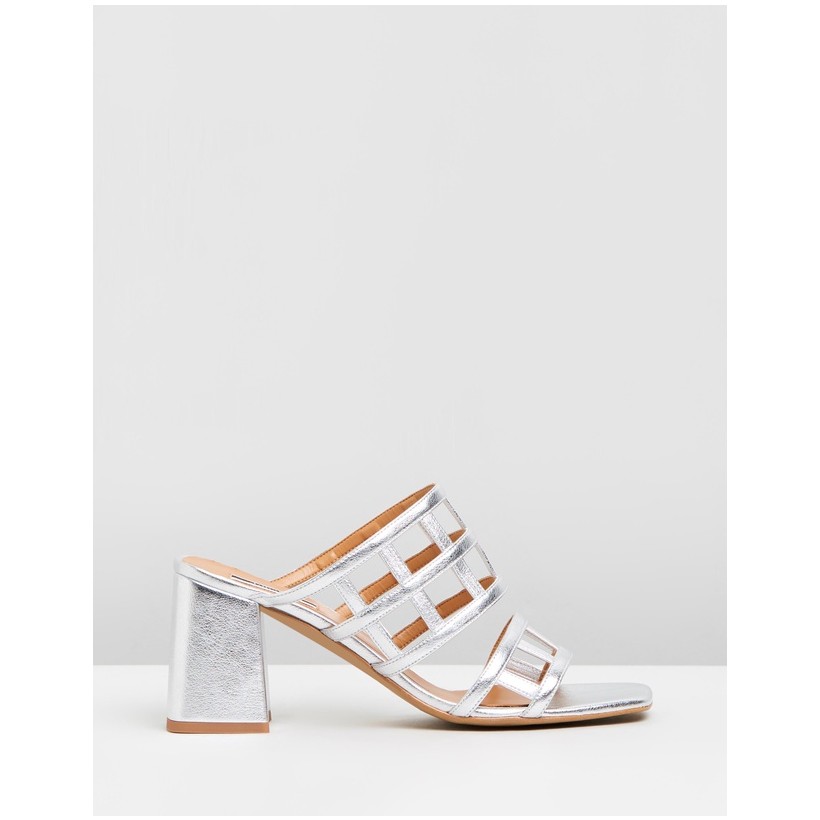 Eid Night Sandals Silver by Topshop