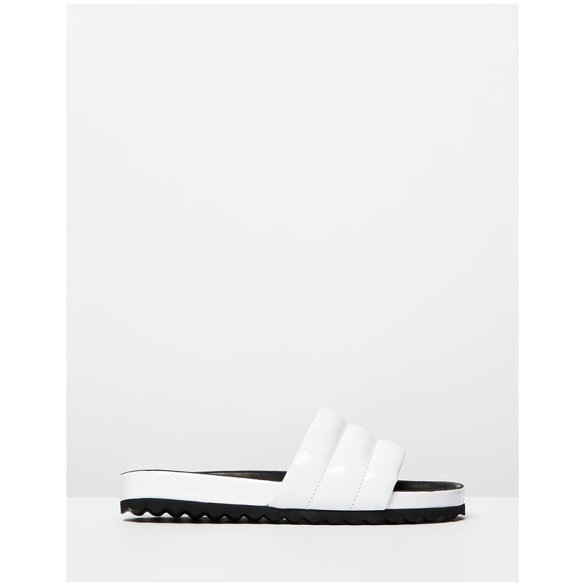 Elaine Slides White by Camilla And Marc