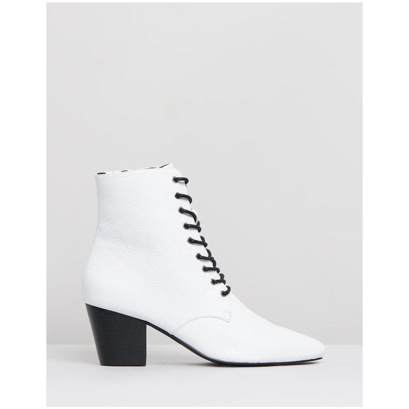 Eleanor II Boots White by Sol Sana