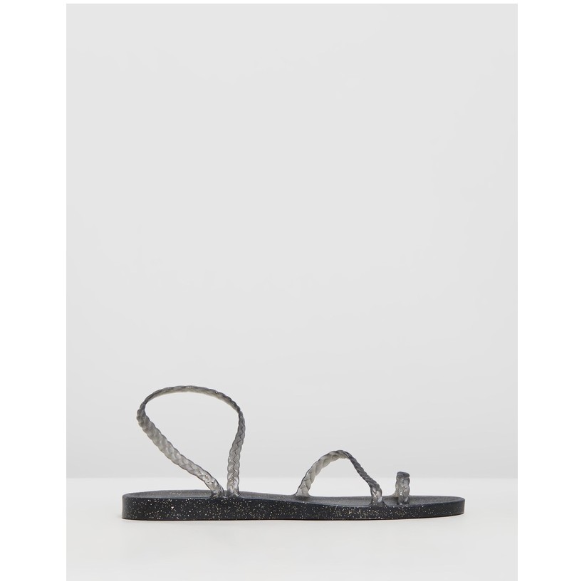 Eleftheria Jelly Black by Ancient Greek Sandals