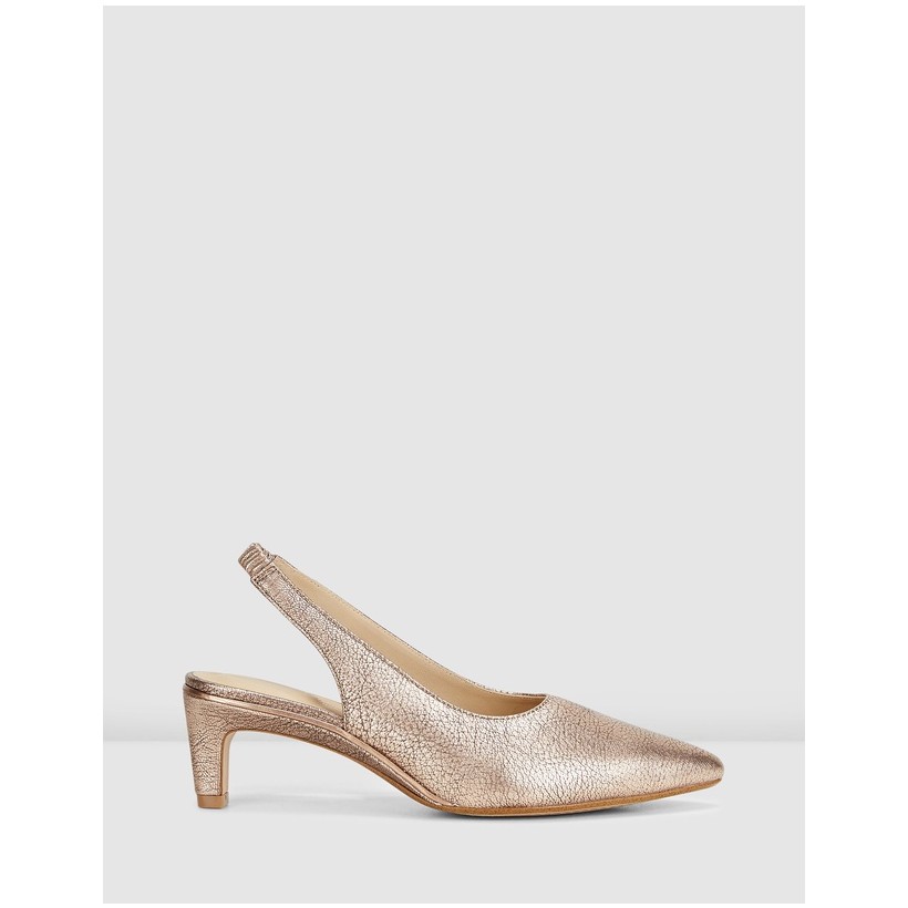 Ellis Ruby Rose Gold Leather by Clarks