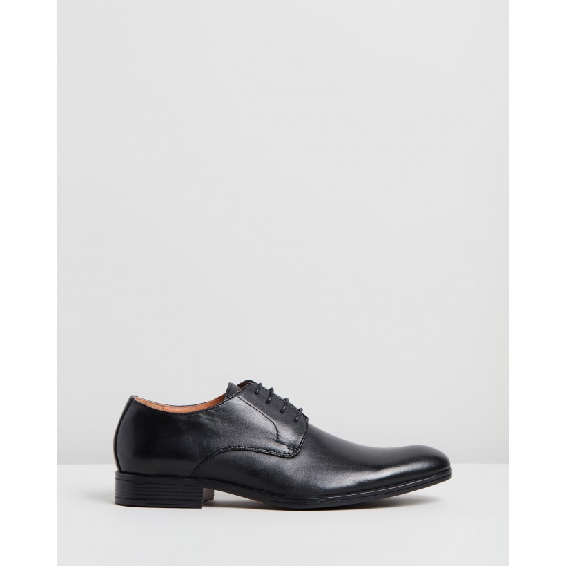 Encore Derby Performance Shoes Black by Jeff Banks
