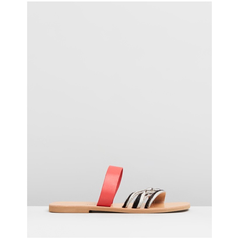 Eos Sandals Animal & Red by Ammos