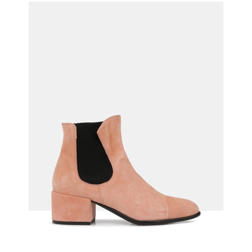 Eton Ankle Boots Pink 1523 by Beau Coops