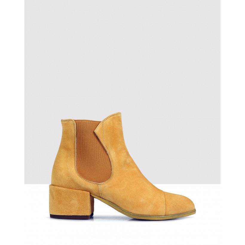 Eton Ankle Boots Indian Yellow/yellow by Beau Coops